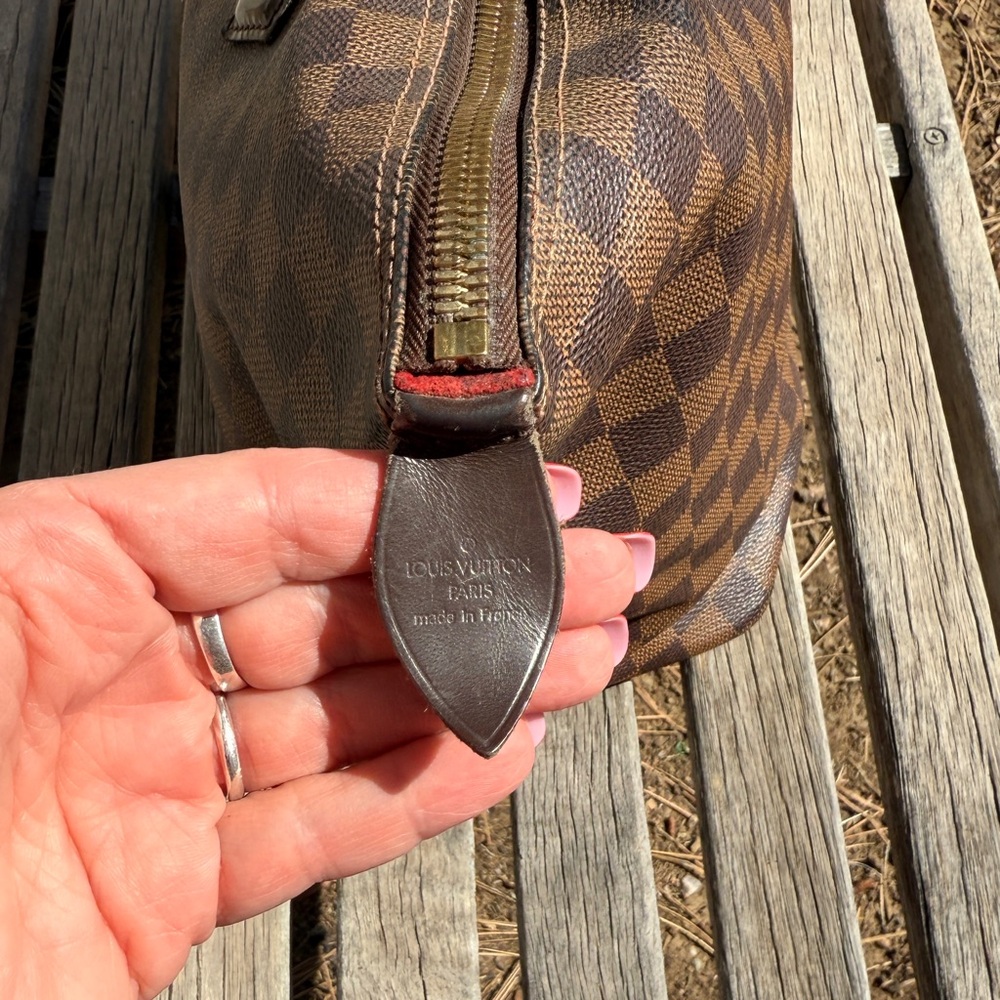 Authentic Louis Vuitton Damier Ebene Saleya MM Tote - Picture 5 of 17